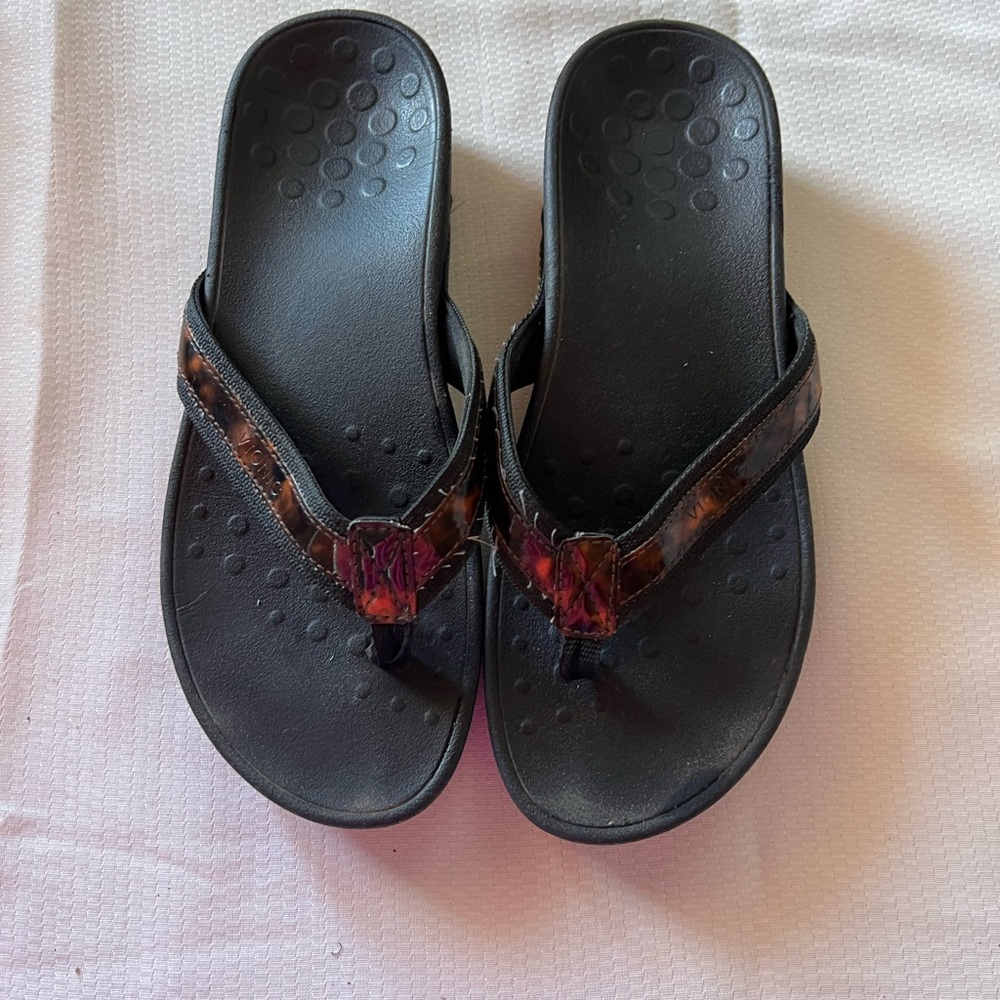 Vionic tide Black and Brown Women's Sandals - Picture 2 of 10